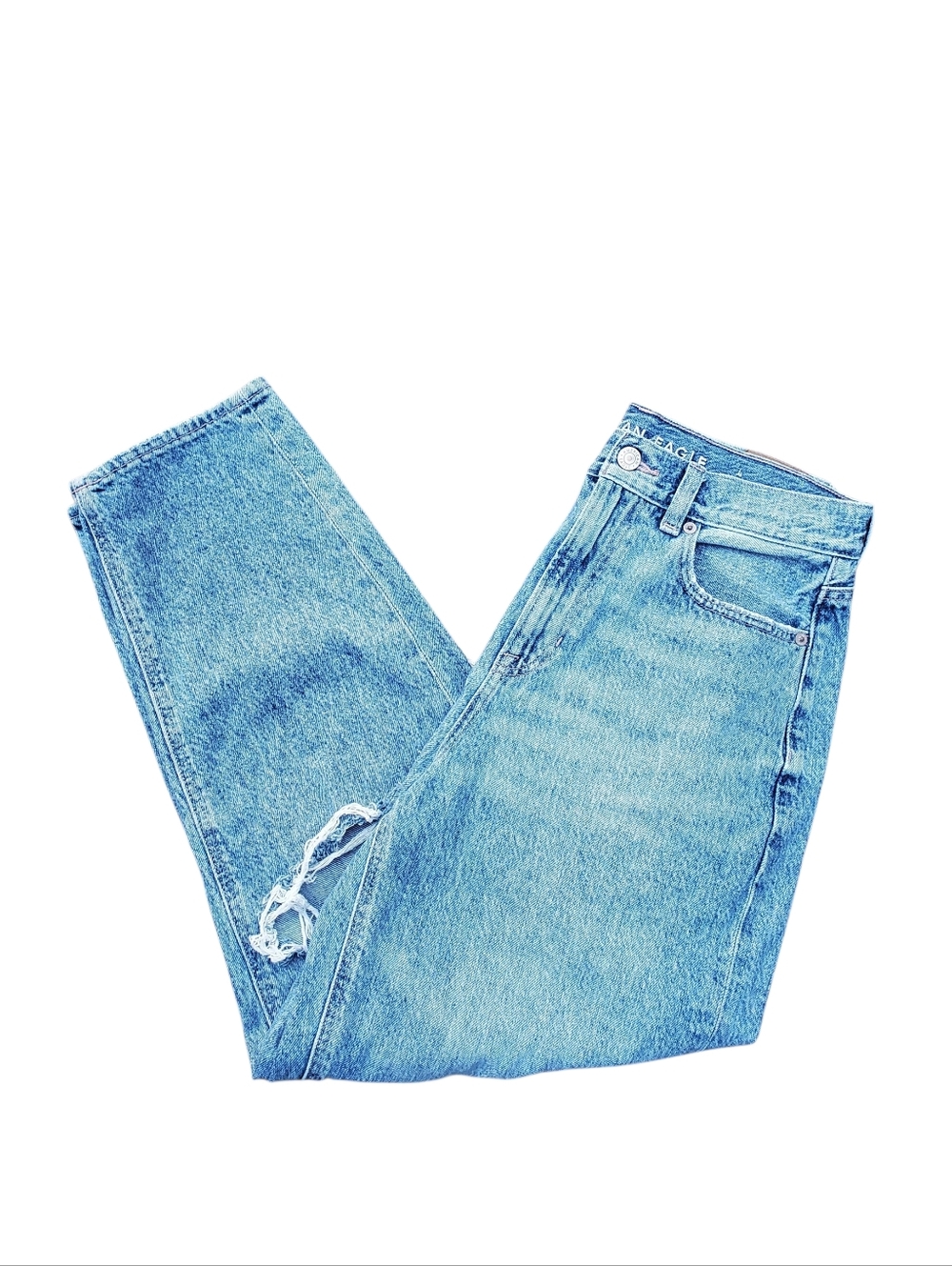 American Eagle Size 8 High-Waisted Relaxed Mom Jean - Picture 8 of 13